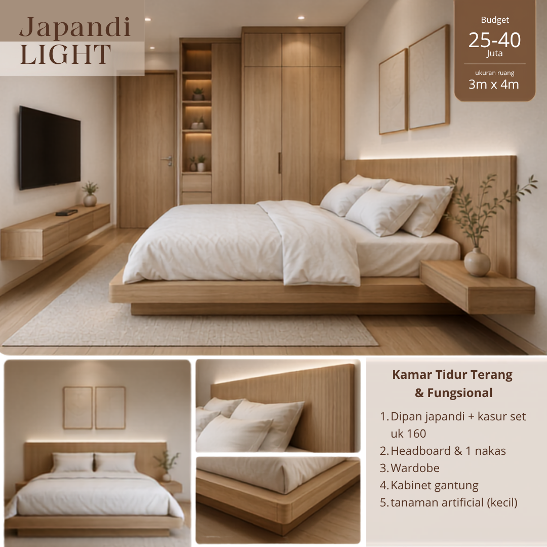Japandi Bedroom 2